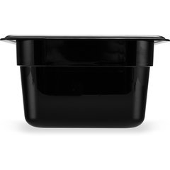 3086103 StorPlus™ High Heat Food Pan 1/3 Size, 4" Deep - Black