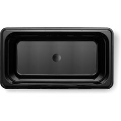 3086103 StorPlus™ High Heat Food Pan 1/3 Size, 4" Deep - Black