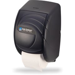R3590TBK Oceans® Duett Standard Bath Tissue Dispenser, 1.6" core, Black Pearl  - Black