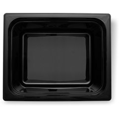 10222B03 StorPlus™ Polycarbonate Food Pan 1/2 Size, 6" Deep - Black