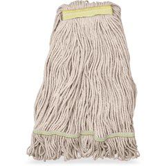 369411B00 SMALL NATURAL YELLOW BAND MOP W/LOOPED-END - 4 PLY