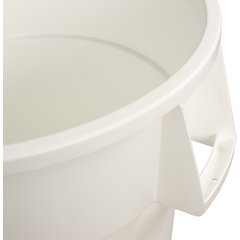 34104402 Bronco™ Round Waste Bin Trash Container 44 Gallon - White
