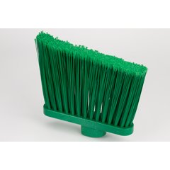 41083EC09 Color Coded Duo-Sweep Unflagged Angle Broom 56" - Green