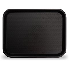 CT101403 Cafe® Fast Food Cafeteria Tray 10" x 14" - Black