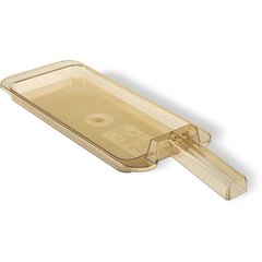 10458H13 StorPlus™ High Heat Food Pan with Handle 1/3 Size - Amber