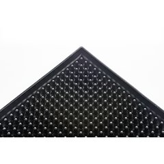 1060103 12" x 18" Service Mat 18", 12", 7/16" - Black