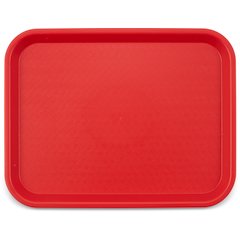 CT101405 Cafe® Fast Food Cafeteria Tray 10" x 14" - Red