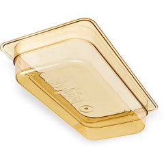 3086013 StorPlus™ High Heat Food Pan 1/3 Size, 2.5" Deep - Amber