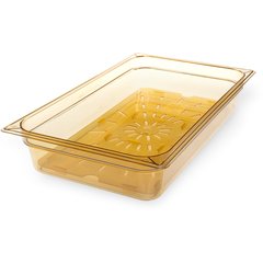 1041513 StorPlus™ High Heat Food Pan Drain Grate Full-Size - Amber