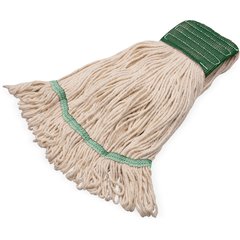 369120G00 GREASE RELEASE MED NATURAL LOOPED END MOP GREEN BA