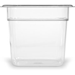 3068507 StorPlus™ Polycarbonate Food Pan 1/6 Size, 6" Deep - Clear