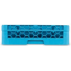 RG25-114 OptiClean™ 25-Compartment Divided Glass Rack with 1 Extender 5.56" - Carlisle Blue