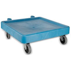 C223614 E-Z Glide™ Warewashing Rack Dolly Without Handle 22.5" x 22.5" x 8" - Blue