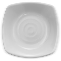 794202 Melamine Flared Rim Square Dish Bowl 5.25" - White