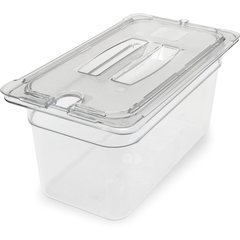 3066207 StorPlus™ Polycarbonate Food Pan 1/3 Size, 6" Deep - Clear