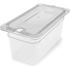 3066207 StorPlus™ Polycarbonate Food Pan 1/3 Size, 6" Deep - Clear
