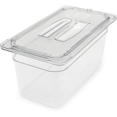 3066207 StorPlus™ Polycarbonate Food Pan 1/3 Size, 6" Deep - Clear