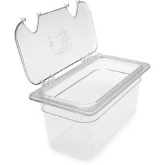 3066207 StorPlus™ Polycarbonate Food Pan 1/3 Size, 6" Deep - Clear