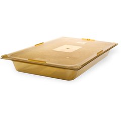 10400B13 StorPlus™ High Heat Food Pan Full-Size, 2.5" Deep - Amber