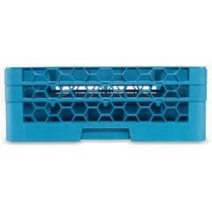 RG25-214 OptiClean™ 25-Compartment Divided Glass Rack with 2 Extenders 7.12" - Carlisle Blue