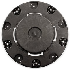 3691103 Bronco™ Round Waste Container Trash Can Dolly 20, 32, 44 and 55 Gallon - Black