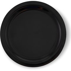 4350003 Dallas Ware® Melamine Dinner Plate 10.25" - Black
