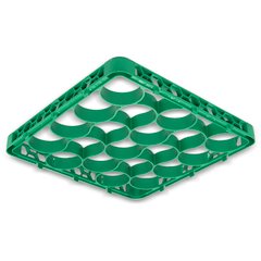 REW20SC09 OptiClean™ NeWave™ Color-Coded Short Glass Rack Extender 20 Compartment - Green