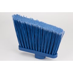 41082EC14 Color Coded Duo-Sweep Flagged Angle Broom 56" - Blue
