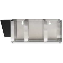 L1014 Adjustable Lid Organizer 3 Stack - Stainless Steel  - Silver