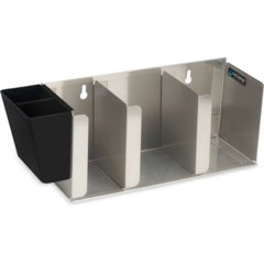 L1014 Adjustable Lid Organizer 3 Stack - Stainless Steel  - Silver