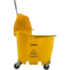 4690404 OmniFit™ 35qt Mop Bucket Combo: Down Press Wringer  - Yellow