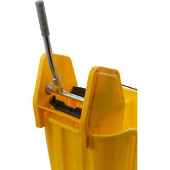 4690404 OmniFit™ 35qt Mop Bucket Combo: Down Press Wringer  - Yellow