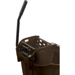 8690401 OmniFit™ 35qt Mop Bucket Combo: Side Press Wringer 35qt - Brown