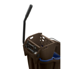 9690401 OmniFit™ 35qt Mop Bucket Combo - Side Press Wringer & Soiled Water Insert 35qt - Brown