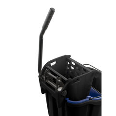 9690403 OmniFit™ 35qt Mop Bucket Combo - Side Press Wringer & Soiled Water Insert 35qt - Black