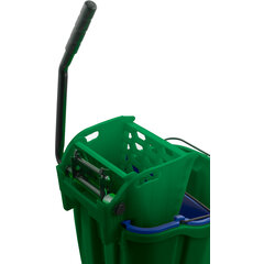 9690409 OmniFit™ 35qt Mop Bucket Combo - Side Press Wringer & Soiled Water Insert 35qt - Green