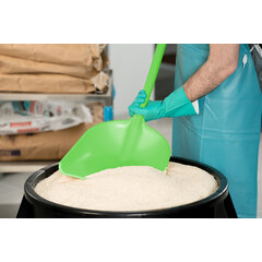 41076EC75 Sparta® Sanitary Shovel 10" x 13.75" - Lime