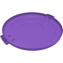 84105689 Bronco™ Round Waste Bin Trash Container Lid 55 Gallon - Purple