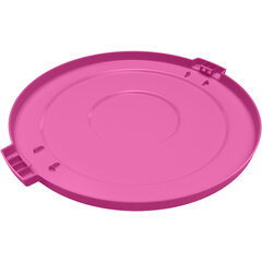 84105626 Bronco™ Round Waste Bin Trash Container Lid 55 Gallon - Bright Pink