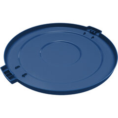 84102114 Bronco™ Round Waste Bin Trash Container Lid 20 Gallon - Blue