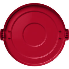 84102105 Bronco™ Round Waste Bin Trash Container Lid 20 Gallon - Red