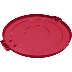 84102105 Bronco™ Round Waste Bin Trash Container Lid 20 Gallon - Red
