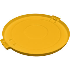 84105604 Bronco™ Round Waste Bin Trash Container Lid 55 Gallon - Yellow