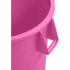 84105526 Bronco™ Round Waste Bin Trash Container 55 Gallon - Bright Pink