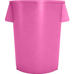 84105526 Bronco™ Round Waste Bin Trash Container 55 Gallon - Bright Pink