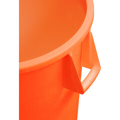 84105524 Bronco™ Round Waste Bin Trash Container 55 Gallon - Orange