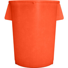 84105524 Bronco™ Round Waste Bin Trash Container 55 Gallon - Orange