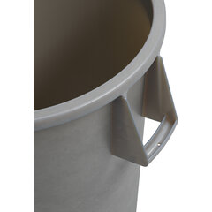 84105523 Bronco™ Round Waste Bin Trash Container 55 Gallon - Gray