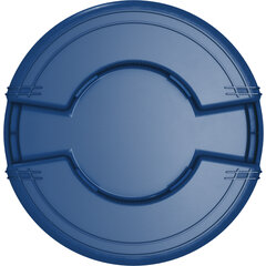 84102014 Bronco™ Round Waste Bin Trash Container 20 Gallon - Blue