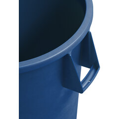 84102014 Bronco™ Round Waste Bin Trash Container 20 Gallon - Blue